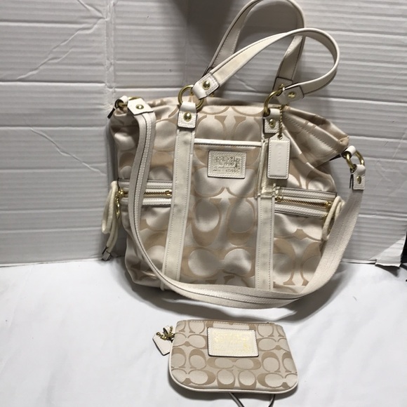 Coach satchel with double straps and gold tone hardware. Like new! - Picture 2 of 9